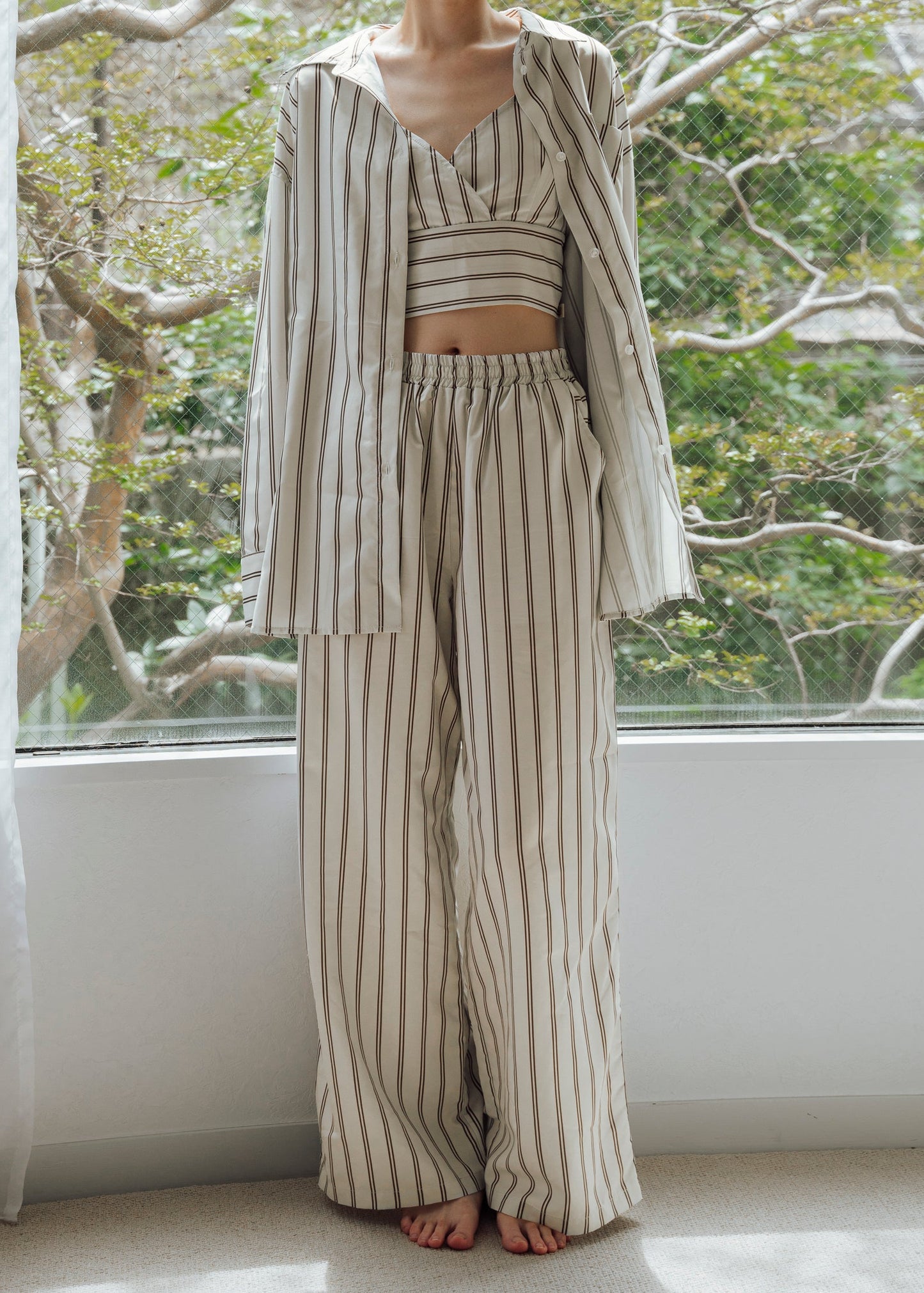 Yuragi long pants